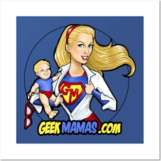 Super Mom GeekMamas Logo Shirt Posters and Art